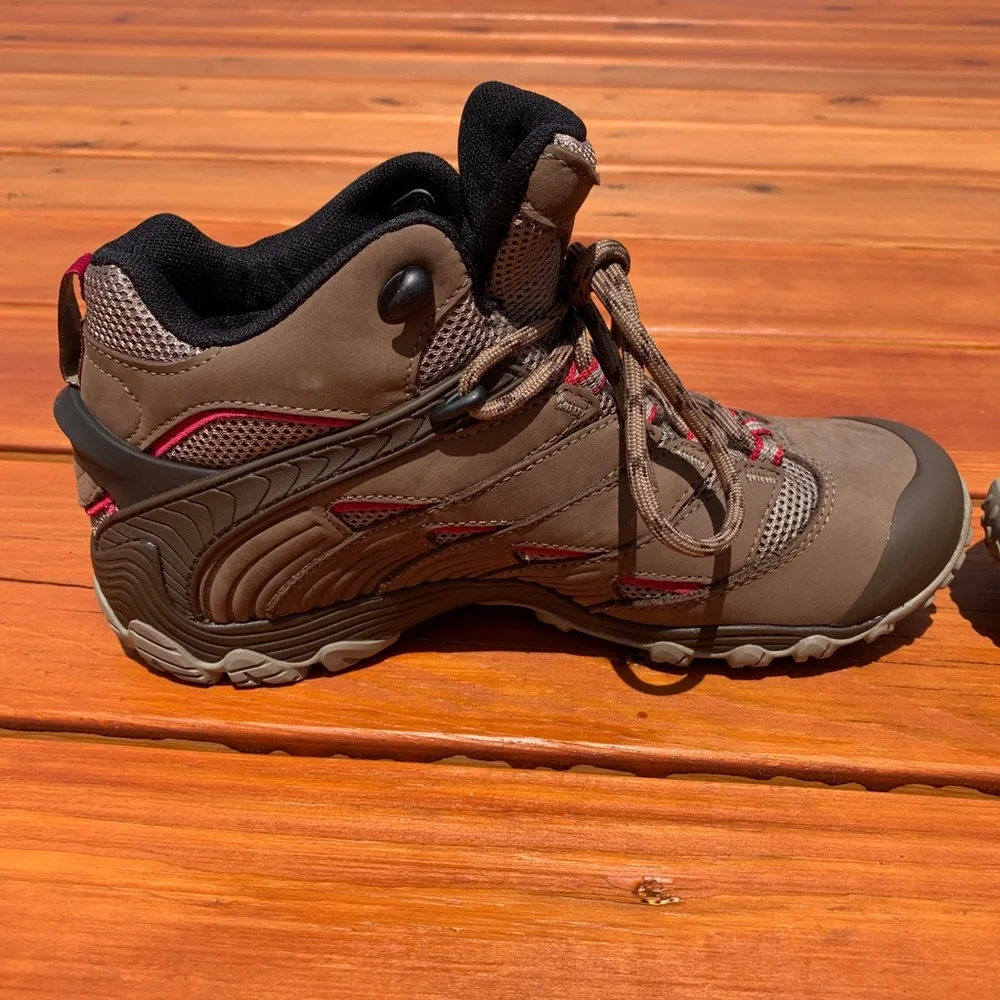 Merrell Women's Chameleon 7 Mid Waterproof Hiking - Picture 8 of 13